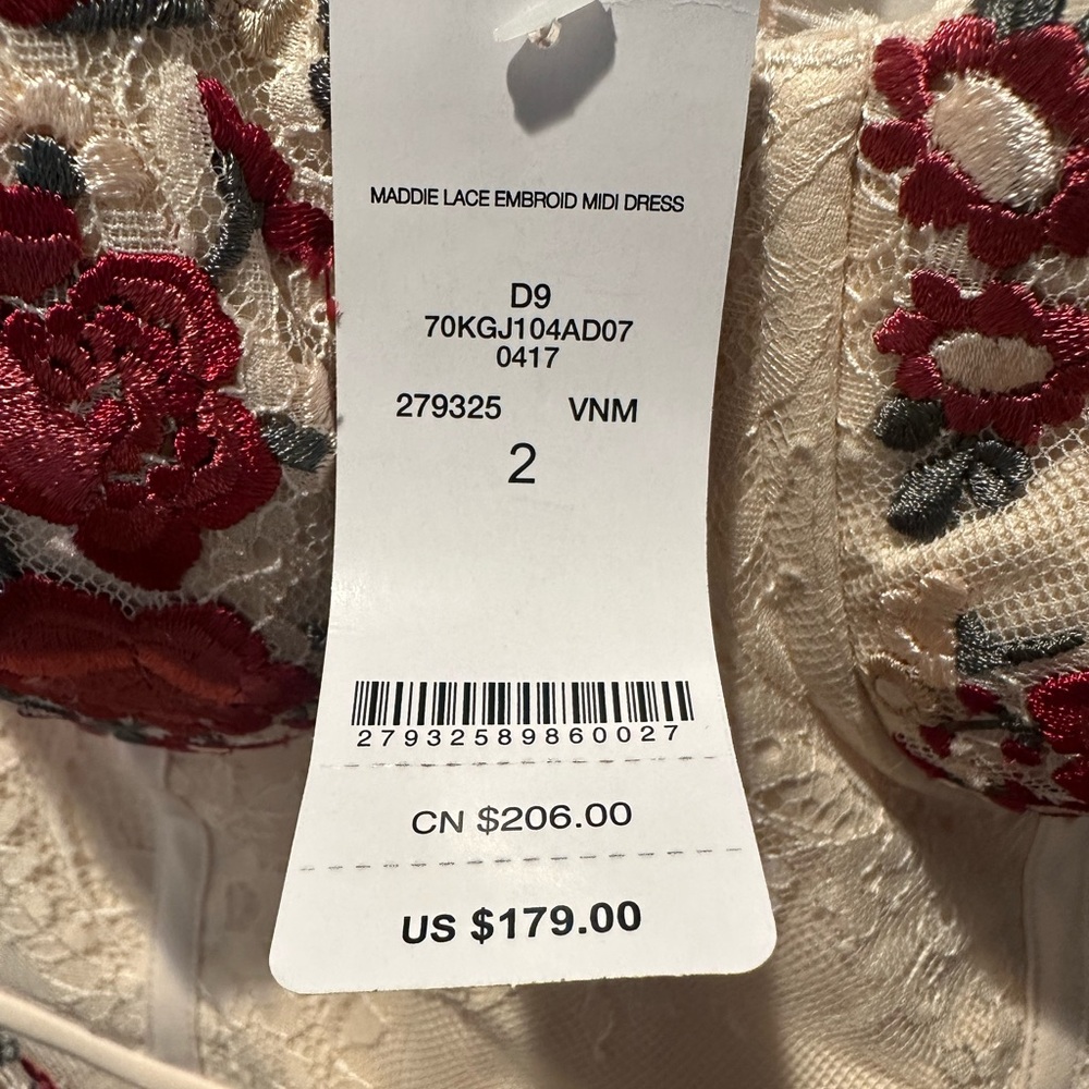 Bebe Maddie Embroidered bustier lace dress - Picture 7 of 11